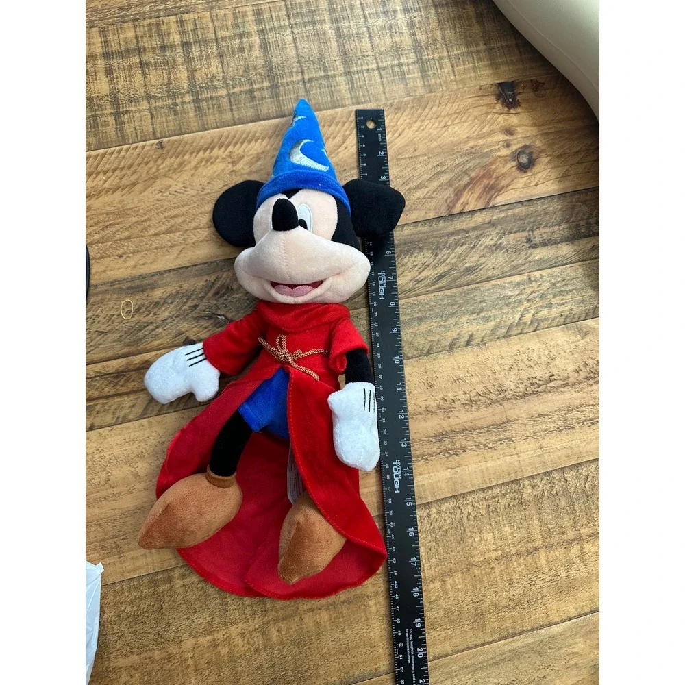 Disney Fantasia Sorcerer musical Mickey‎ Mouse Plush 90th anniversary